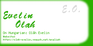 evelin olah business card