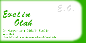 evelin olah business card